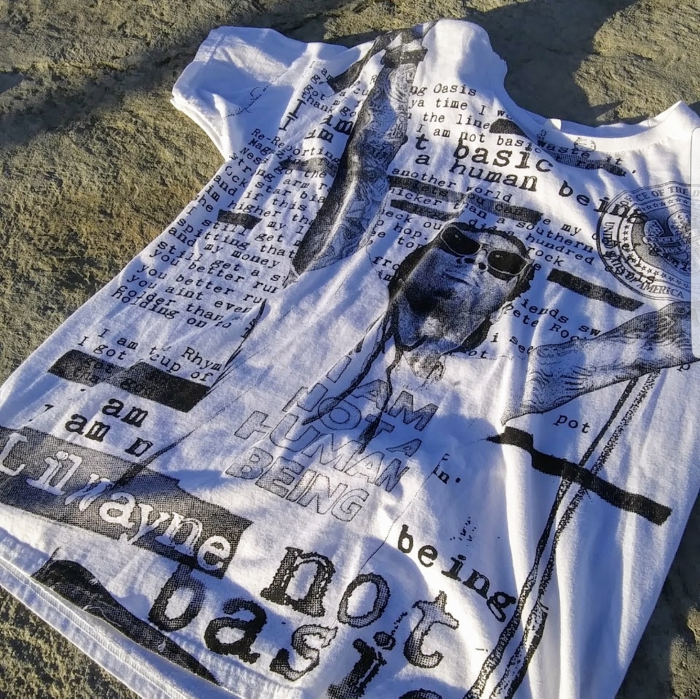 Lil' Wayne I am not a Human Being 2 sided T shirt